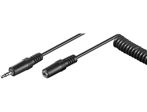 Przedłużacz do słuchawek 3,5 mm, Kabel spiralny