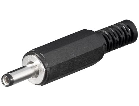 Wtyk DC z zabezpieczeniem przed zginaniem