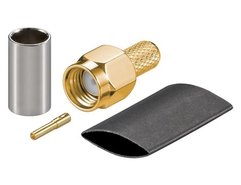 Wtyk zaciskany RP-SMA - Typ kabla RG 58