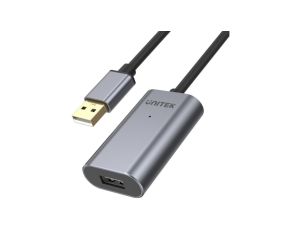 Kabel USB 2.0 A-A przedłużacz 20m aktywny Unitek Y-274