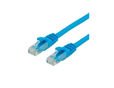VALUE Kabel krosowy Kat.6A (klasa EA) UTP, niebieski, 1 m