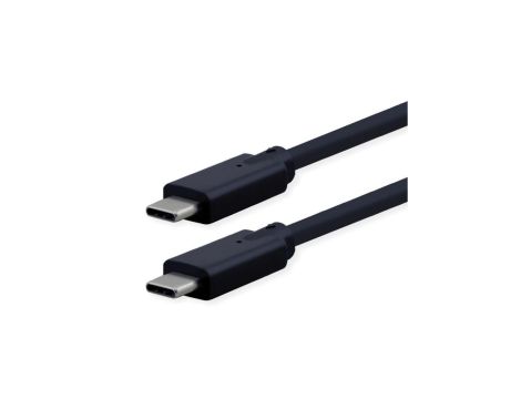 Kabel ROLINE USB3.2 Gen2x2, C-C, M/M, 20Gbit/s, 240W, zwart, 1,5 m