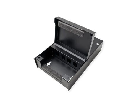 VALUE Obudowa ścienna na 4x Keystones, czarna