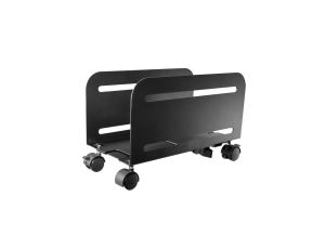 Stojak VALUE PC na kółkach, czarny