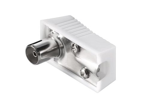 Złącze koncentryczne kątowe z mocowaniem gwintowanym