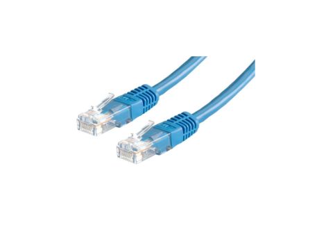 VALUE Kabel krosowy Cat.6 UTP (klasa E), niebieski, 10 m