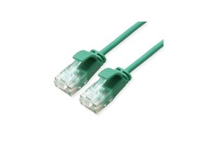 ROLINE UTP Data Center Patch Cord Cat.6A (Class EA), LSOH, bardzo cienki, zielony, 0,3 m