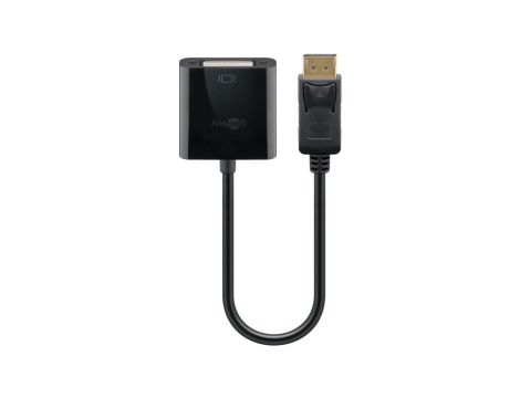 Kabel przejściowy DisplayPort/DVI-D 1.2, niklowany - Długość kabla 0.15 m