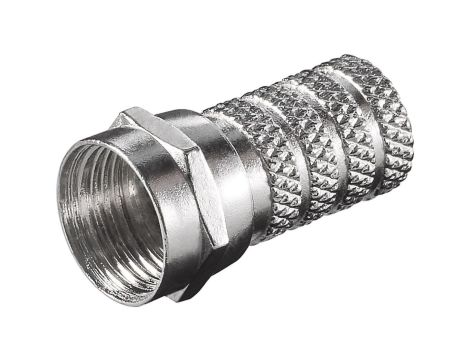 Wtyczka F wkręcana 4,0 mm - Połączenie, materiał obudowy cynk