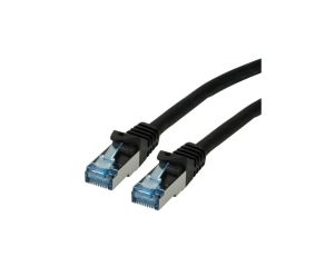 ROLINE Patch Cord Cat.6A S/FTP (PiMF), Component Level, LSOH, czarny, 0,5 m