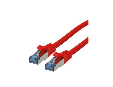 ROLINE Patchkabel Cat.6A S/FTP (PiMF), Component Level, LSOH, rood, 15 m