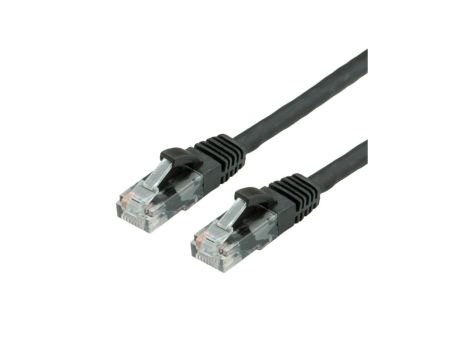 Kabel krosowy VALUE UTP Cat.6 (klasa E), LS0H, czarny, 0,5 m