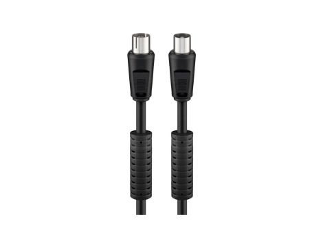 Kabel antenowy (80 dB), filtr ferrytowy, podwójne ekranowanie - Długość kabla 1.5 m