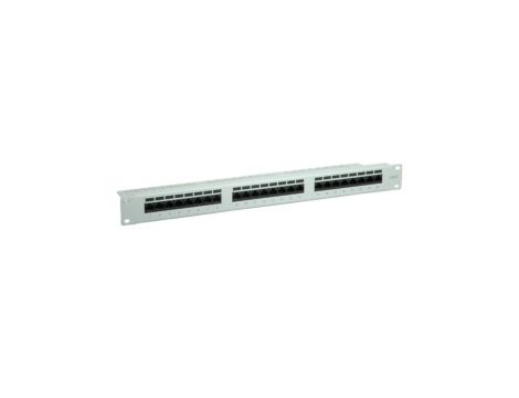 VALUE Patch panel kat. 6 (klasa E) 19, 24P, nieekranowany, szary