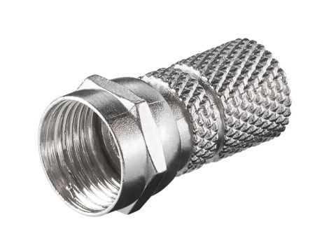 Wtyczka F wkręcana 7,3 mm - Połączenie, materiał obudowy cynk