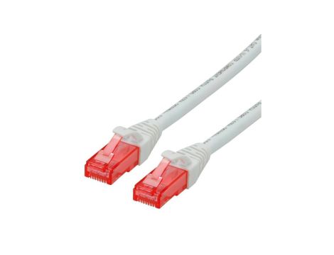 ROLINE Patchkabel Cat.6 UTP, Component Level, LSOH, wit, 1 m