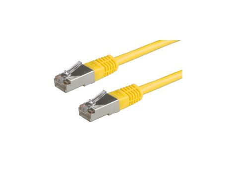 VALUE Kabel krosowy kat. 6 (klasa E) S/FTP (PiMF), żółty, 5 m