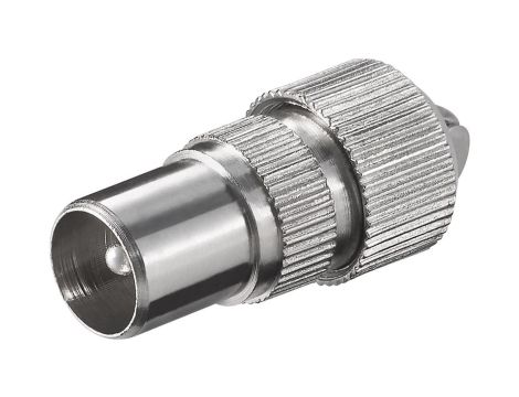 Wtyk koncentryczny z mocowaniem gwintowanym