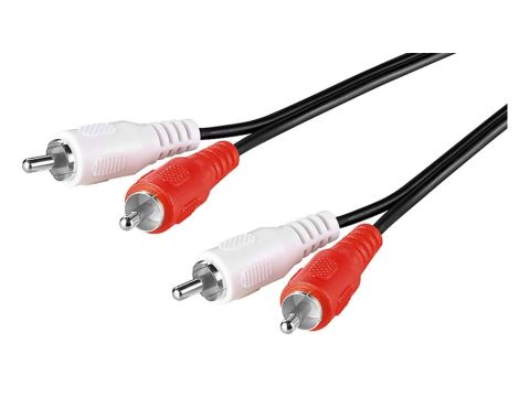 Kabel łączący stereo 2 x cinch - Długość kabla 20 m