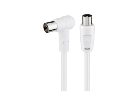 Kabel antenowy kątowy (80 dB), podwójne ekranowanie - Długość kabla 2.5 m