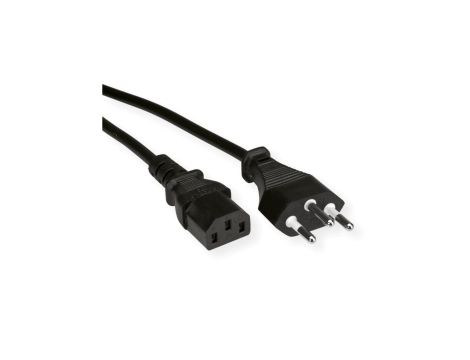 Kabel zasilający VALUE (CH), czarny, 1,8 m