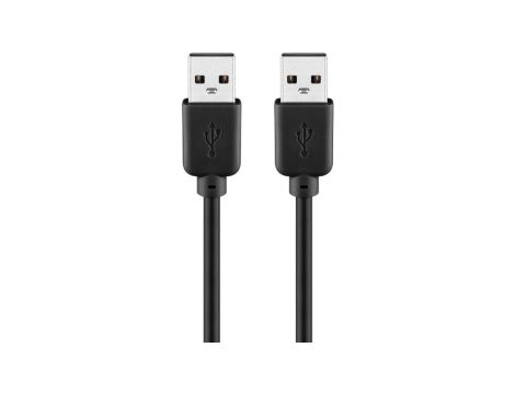 Kabel USB 2.0 Hi-Speed 5 m, czarny - Długość kabla 5 m