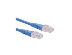 Kabel krosowy ROLINE Cat.6 (klasa E) S/FTP (PiMF), niebieski, 1 m