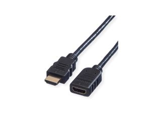 VALUE Kabel HDMI High Speed met Netwerk M-F, 1,5 m