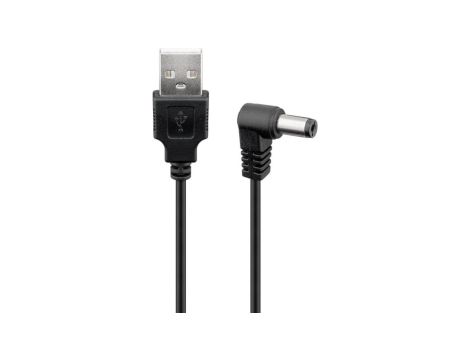 Kabel USB–DC 5,5 x 2,5 mm - Długość kabla 0.5 m