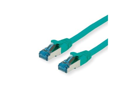 VALUE Kabel krosowy Kat.6A (klasa EA) S/FTP (PiMF), LSOH, zielony, 15 m