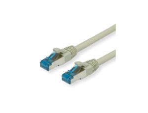 VALUE Patch Cord Kat.6A (Class EA) S/FTP (PiMF), LSOH, szary, 3 m