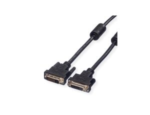 VALUE Verlengkabel DVI, DVI M-F, (24+1) dual link, 1,0 m, 1 m