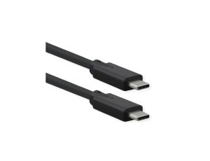 Kabel ROLINE USB 3.2 Gen 2x2, z PD (Power Delivery) 20V5A, Emark, C-C, M/M, 20 Gbit/s, czarny, 0,5 m