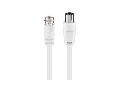 Kabel przyłączeniowy SAT/antenowy ( 70 dB), podwójne ekranowanie - Długość kabla 5 m