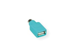 VALUE PS / 2 - Adapter myszy USB, zielony