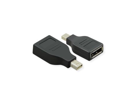 Adapter VALUE DisplayPort, Mini DP męski - DP żeński