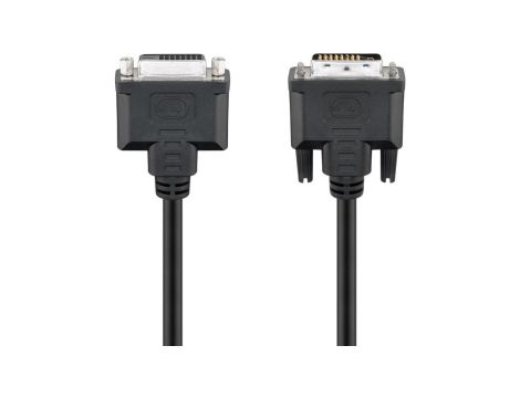 Przedłużacz DVI-D Full HD Dual Link, niklowany - Długość kabla 2 m