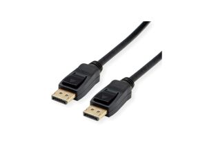 VALUE Kabel DisplayPort, DP v1.3/v1.4, M/M, czarny, 2 m