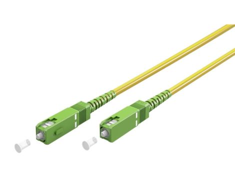 Kabel światłowodowy (FTTH), Singlemode (OS2) Yellow, Żółty (Simplex), 5 m - Długość kabla 5 m