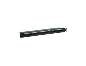 VALUE Patch panel kat. 6 (klasa E) 19, 24P, nieekranowany, czarny