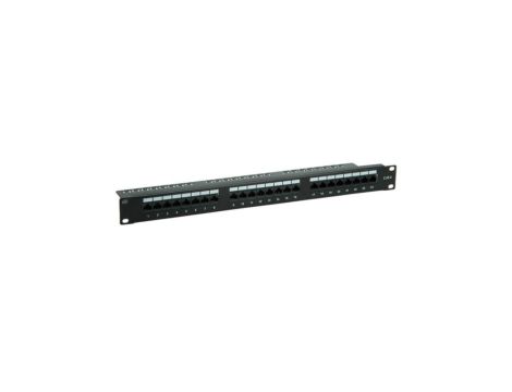 VALUE Patch panel kat. 6 (klasa E) 19, 24P, nieekranowany, czarny