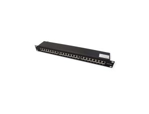 VALUE Patch panel kat. 6A (klasa EA) 19, 24 P, ekranowany, czarny