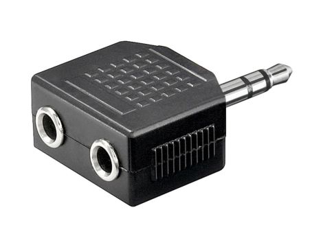 Adapter do słuchawek AUX, złącze jack 3,5 mm 1 na 2 - Połączenie typu Wtyk jack 3,5 mm (3-pinowy, stereo)