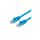 VALUE Kabel krosowy Kat.6A (klasa EA) UTP, niebieski, 0,3 m