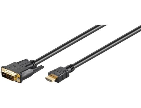 Kabel DVI-D/HDMI™, pozłacany - Długość kabla 2 m