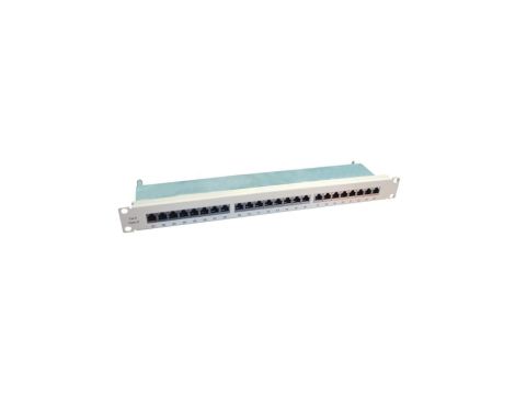 VALUE Patch panel kat. 6 (klasa E) 19, 24 P, ekranowany, szary