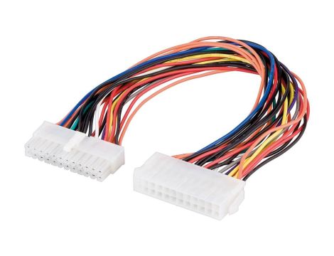 Przedłużacz kabla zasilającego 24-pinowy do płyt głównych komputerów ATX/EATX - Długość kabla 0.3 m