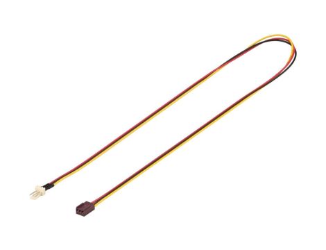 Przedłużacz kabla zasilającego wentylatora do komputera 3-pinowy wtyk/3-pinowe gniazdo