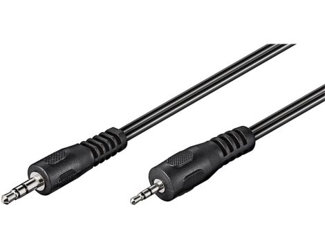 Kabel przejściowy audio AUX, 3,5 mm na 2,5 mm stereo - Długość kabla 2 m