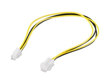 Przedłużacz kabla zasilającego do komputera ATX12 P4, 4-pinowy - Długość kabla 0.4 m